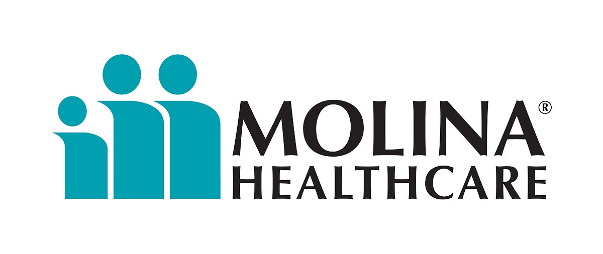 Molina Healthcare logo with three teal human figures and black text reading "Molina Healthcare.